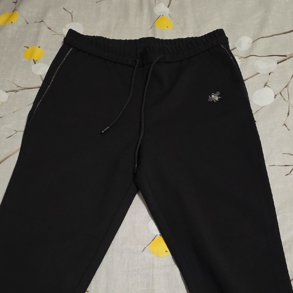 Men's Black Jogger Pants - Picture 3 of 3